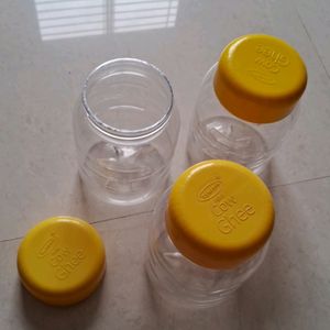 Plastic Jars Pack Of 3