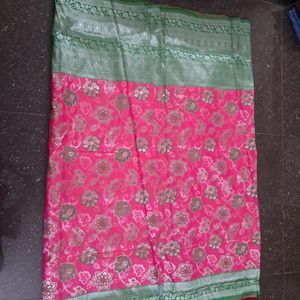 New Satin Banaras Saree