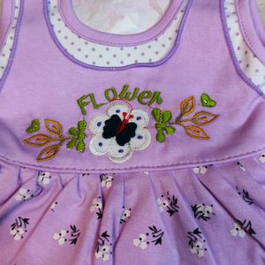 New Born Baby Frock For Pure Cotton