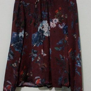 Marhoom Flower Print Top