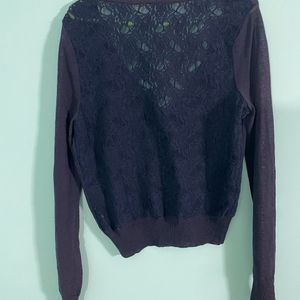 Cardigan Top [Deep Blue]