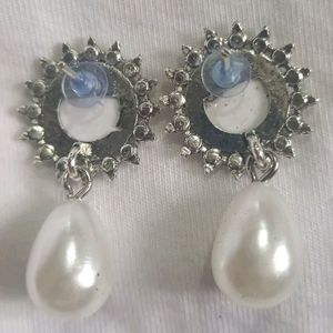 Beautiful White Pearl Earrings