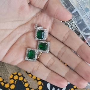 Emerald Green Jewellary Set