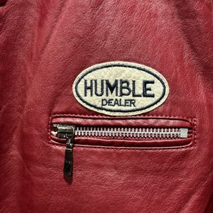 Biker PU Leather Maroon Jacket