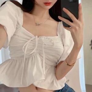 Korean Trendy Fluffy Tops Women