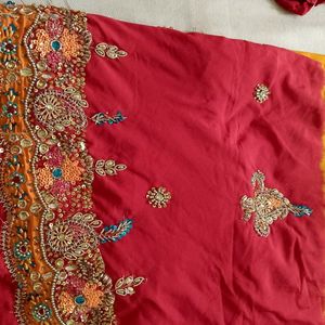 Lehenga Choli And Duptta Unstiched Fabric