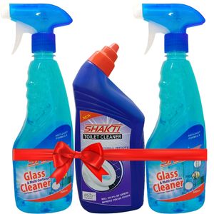 Shakti Glass & Toilet Cleaner Combo Pack