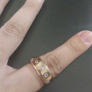 Rose Gold Ring With Diamonds