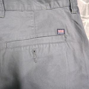 Charcoal Grey Trouser For Men