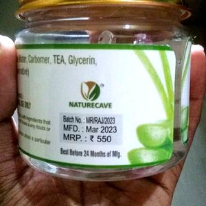 Nature Cave Transperant Aloevera Gel(Used)