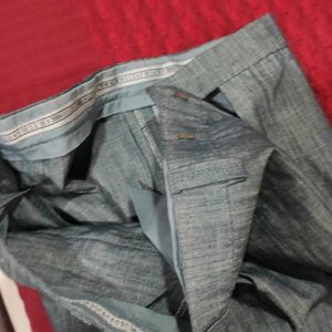 Men Trouser Bluish Grey