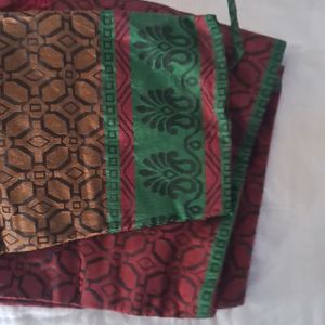 Blouse Good Quality. With Lining    Maroon &green