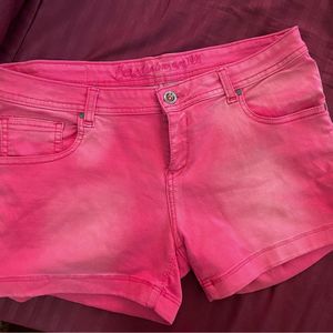 Pink Bare Denim Shorts🎀