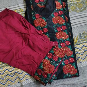 Red Rose Suit Set