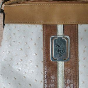 US Polo Asian SlingBag Beige