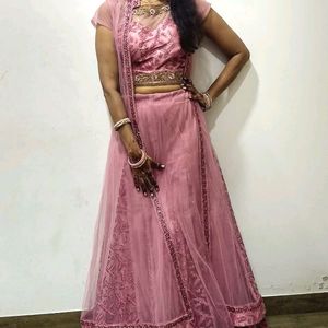 Lehenga Crop Top