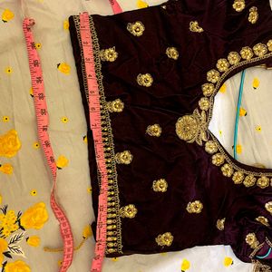 Purple Bridal Lehenga