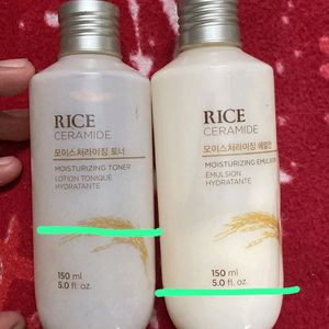 The Face Shop Rice Emulsion Toner And Moisturizer