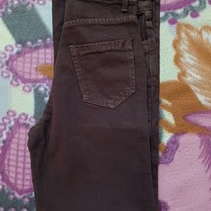 Brown Wide Leg Jeans