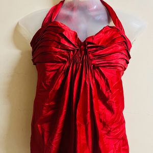 Vintage Pintrest Padded Red Rose Corset 🌹