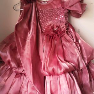 Fairy Tail Net Flared Girl Frock