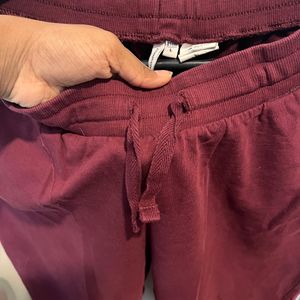 ‘Team Spirit’ Maroon Adjustable Joggers