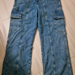 Blue Cargo Jeans