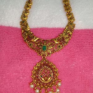 Antique Haaram With Earrings