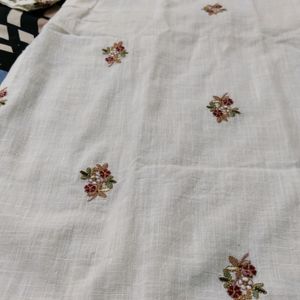 White Cotton Kurthi