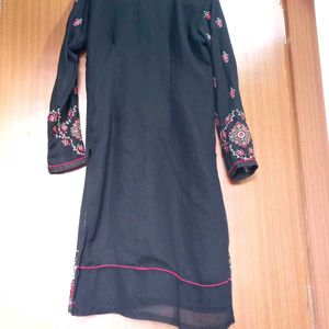 Black Kurta N Duppatta