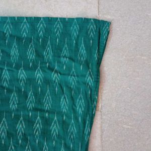 Vibrant Green Ikkat Kurta - Handcrafted