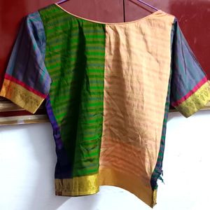 South Silk Multicolored Blouse