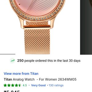 Titan Raga New With Tag Watch