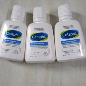 Combo Of 3 Mini Cetaphil Oily Skin Cleanser