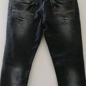 Faded Black Colored Jeans