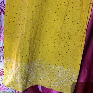 Punjabi Salwar Kameez With Kutaam Bottom