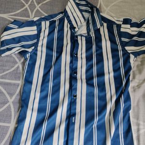 Striped Half Sleeve Shirt For Men