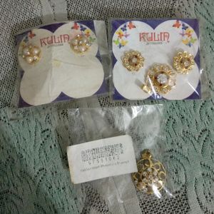 Earrings And Neck Charm Sets