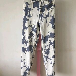 SHEIN High Waisted Tie Dye Jeans