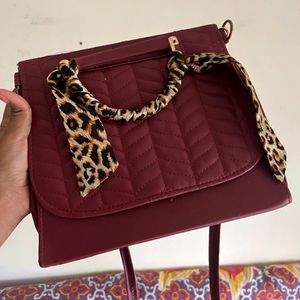 Maroon Slingbag