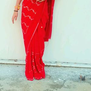 Beautiful Red Saree