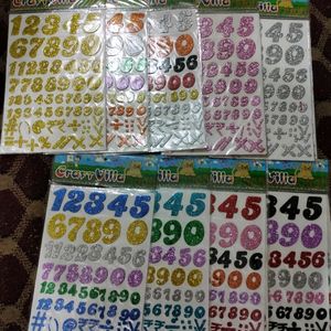 Number Sticker