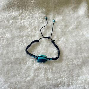 Blue Stone Hand Bracelet