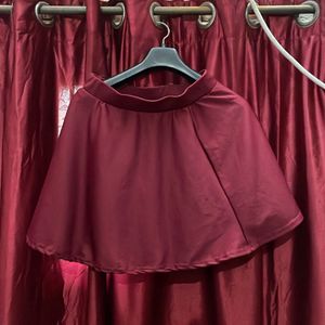 Maroon Flared Skirt❤️