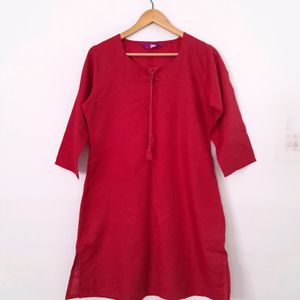 Maroon Casual Kurta (Women's)