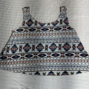 A Line Aztec Print Crop Top | Never Used