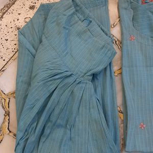 Ocean Blue Salwar Suit