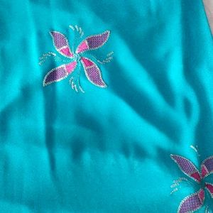 Saree Cyan