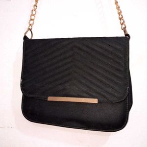 Stylish Black Sling Bag