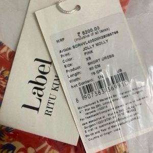 LABEL RITU KUMARFloral Print Fit & Flare Dress